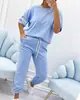 Verano 2025 Sitio Independiente Aliexpress Venta Caliente Moda Casual Conjunto Estampado Conjunto de Mujer Amazon