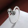 Pulseira de nó duplo de bola cruzada popular feminina retrô alta qualidade padrão de corda trançada pulseira de mão totalmente cravejada atacado