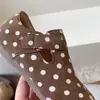 Zapatos de Otoño para Niños de Cuero Escarchado con Lunares Vintage, Zapatos de Cuero para Niños, Zapatos Birkenstock para Niñas, Zapatos Planos Suaves para Bebés Niñas