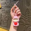 Lindo Lirio Corazón Pinza Llavero de Dibujos Animados Creativo Corazón Expulsión Descompresión Adorno Colgante Pequeño para Mochila Escolar