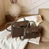 Nuevo bolso de mano vintage Kelly para mujer, bolso cruzado, bolso para ir al trabajo, bolso de hombro simple y elegante para mujer