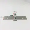 Mola de piso de porta de vidro, extensão do eixo superior, peça de hardware, acessórios de fixação de eixo fixo simples de aço inoxidável