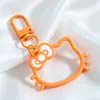 Llaveros de Gato KT de Dibujos Animados Lindos y Coloridos con Lazo Accesorios Colgante de Cuentas Hecho a Mano DIY Materiales Decorativos Venta al por Mayor