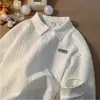 Suéter Gola Polo Retrô Estilo Americano Masculino Outono e Inverno Novo Solto Oversize Senso Avançado Estilo College Jaqueta com Lapela