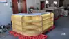 Fábrica de gabinetes de madera estantería ferretería estante de madera gabinete vitrina gabinete de madera tira galvanizada barandilla anticaída columna pequeña