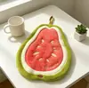 Toalla de mano nueva de fábrica con temática de frutas para uso doméstico, estilo colgante de dibujos animados lindo, absorbente y engrosada, adecuada para cocina y baño