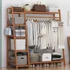 Perchero simple de pie para el dormitorio, herramienta para secar ropa de uso doméstico, estante de almacenamiento, armario multifuncional