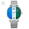 SHENGKE SHENGKE K0061 Marca AliExpress Reloj de Moda para Mujer Esfera Simple Europea y Americana