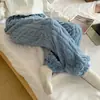 Pantalones de Pijama de Coral Fleece para Mujer Talla Grande, Otoño e Invierno, Talla Grande, Corte Holgado, Estilo Jogger, Forro Polar, Cálido, Talla Grande