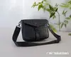 Bolsa Mensageiro Clamshell Tecida Nova W Baolong Bolsa Mensageiro Masculina Bolsa de Ombro Transversal