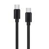 Cable de Datos Tipo C de Doble Extremo Macho a Macho Cable de Carga C a C Carga Rápida Pd60W Cable Trenzado 2m Venta al por Mayor de Fábrica