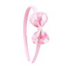 Nueva diadema con lazo para niños, accesorios para el cabello con brillo colorido y dulce, horquilla con lentejuelas degradadas, venta al por mayor