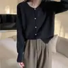 Suéter perezoso estilo coreano Nuevo para Primavera y Otoño de Mujer Cárdigan chaqueta de punto de color liso suave chaqueta de punto suelta de manga larga top suave y pegajoso
