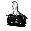 Bolso de Mujer de Gran Capacidad con Diseño Único 2026 Principios de Otoño Nuevo Estampado de Lunares Leopardo Simple Moda para Viajar Bolso de Hombro