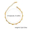 Pulsera de lingote de acero inoxidable fundido, nuevo y elegante, chapada al vacío en oro de 18 quilates, diseño de nicho, accesorio unisex al por mayor