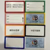 Etiquetas magnéticas, cartões de material, cartões de identificação para quadro branco, placas de identificação para armazém, placas de zoneamento, crachás, etiquetas magnéticas para armário de arquivos
