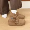 Sapatos Radmuller de calçar em um passo com aumento de altura oculto, versáteis para mulheres baixinhas, outono, fivela, mocassins de sola grossa, sapatos de sola única, femininos