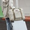 Bolsa de Almacenamiento para Excursión de Primavera 2023 Doble Capa Impermeable Engrosada con Ruedas Bolso de Hombro Grande para Viajes de Larga Distancia