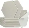 Paneles Insonorizantes de Fibra de Poliéster Autoadhesivos Hexagonales para Paredes de Fondo, Paneles Absorbentes de Sonido Creativos de Fibra de Poliéster Hexagonales para Reducción de Ruido