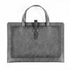 Bolsa para Documentos de Negocios Cuero Gran Capacidad Maletín Engrosado Cuero Hebilla Maletín Bolso de Hombro Bolsa de Almacenamiento Logo Personalizado
