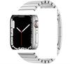 Adequado para relógio de geração applewatch10 com botão destacável pulseira de aço inoxidável corrente pulseira de metal