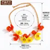 Nuevo Collar Versátil de Acrílico Xinlan con Sutil Diseño Floral, Colgante Único, Cadena de Estilo Europeo y Americano, Cadena Vintage para Suéter