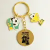 Llavero de Acero Inoxidable Tema Deportivo Fútbol Mundial 2026 Colgante de Ventilador Souvenir Regalo de Graduación