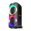Nuevo Altavoz Bluetooth Portátil Cuadrado para Fiestas al Aire Libre Subwoofer de Alta Potencia Altavoz de Karaoke para el Hogar con Micrófono