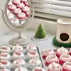 1 peça-Vela Aromática Sabor Soufflé de Leite de Soja com Pão Fatiado Molde de Silicone Soufflé de Leite de Soja Pão Molde de Resina Molde de Silicone Para Brinquedo Squishy de Mochi