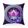 Funda de Almohada Cuadrada Mandala Tótem para Dormitorio Sala de Estar Respaldo de Sofá Funda para Almohada de Siesta (Núcleo No Incluido)