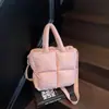 Bolsa de Algodão Estilo Coreano 2025 Lançamento Transfronteiriço Nova Bolsa de Roupas de Algodão Bordada para Mulheres Versátil Bolsa de Ombro para o Dia a Dia para Mulheres