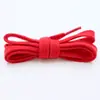 Cordones planos de algodón poliéster cordones planos resistentes al desgaste antideslizantes cordones deportivos multicolor opcionales botas de caña alta zapatos casuales moda imprescindible