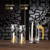 Dispensador de Licor de Cristal de Lujo de Gama Alta, Vasos Pequeños para Licor, Juego de Vasos de Chupito, Caja de Regalo para Uso en Casa