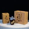 Botella de vino de cerámica antigua mate de una libra al por mayor, botella de vino protoplásmica en blanco 500ml, jarra de vino de cerámica de arcilla vintage, vinera