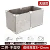 Varilla de Fibra Reforzada Caja de Plantación de Azulejos de Aleación de Aluminio Engrosada Marco de Esquina Base Elevada Juego con Accesorios de Empalme a Presión