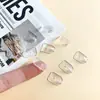 Mini Gancho Sem Perfuração Transparente Brincos de Chaveiro Suporte de Brincos Vermelho Festivo de Ano Novo Pequeno Gancho Adesivo Prateleira de Pendurar