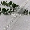 Venta Directa de Fábrica de Adorno de Encaje con Perlas Estilo Chanel Pequeño, Cinta de Borde Decorativa para Cuello de Ropa Hecha a Mano para DIY