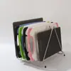 Suministro directo de fábrica tabla de cortar tabla de cortar acero inoxidable estante de almacenamiento hotel restaurante estante para tablas de cuchillos engrosado estante de drenaje vertical triangular