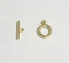 Cierre Simple TO Cierre Redondo Liso Cierre de Extremo de Cola Broche para Collar de Perlas Pulsera Set de Broches Accesorios para Joyería Hecha a Mano DIY