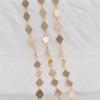 Accesorios de Joyería DIY Cadena en Forma de Rombo Conservadora del Color Cobre Horquilla Adorno para el Cabello Borla Cadena Colgante Materiales para Ropa