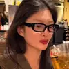 Gafas Retro Cuadradas de Marco Pequeño Sin Receta, Lentes Inteligentes Fotocromáticos, Estilo Urbano Popular, Gafas Protectoras de Alta Definición Anti-Luz Azul