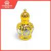 Frasco de Perfume Famingxuan 12ml Estampagem a Quente Vidro Esfera Rolante Frasco Vazio