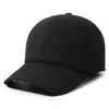 Gorra de béisbol de cuero liso de color sólido transfronteriza sombrero para exteriores para hombres de mediana edad y ancianos con terciopelo grueso resistente al viento cálido sombrero de pico