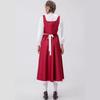 S-XXL Disfraz de Caperucita Roja Halloween Capa Fiesta Medieval Cos Disfraz