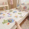 Cubrecama acolchado de algodón para dormitorio estudiantil, apto para todas las estaciones, sábana de cama individual de algodón puro, colchoneta de colchón delgada antideslizante 90x190