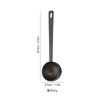 Cuchara medidora de acero inoxidable 304 de grado transfronterizo para uso doméstico, cuchara medidora multiusos para café tostado en grano, leche en polvo