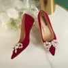 Zapatos de Compromiso de Moda, Zapatos de Novia, Tacones Altos, Zapatos de Boda para Mujer, Nuevos Zapatos de Salón Cómodos Estilo Francés para Primavera y Verano 2025