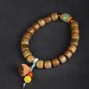 América del Sur Sándalo Verde Cuentas Estilo Antiguo Colgante de Loto Pulsera de Juego de Estilo Pequeño y Moderno Pulsera para Hombres y Mujeres Rosario para Parejas