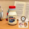 Nueva taza térmica de acero inoxidable 316, con un diseño creativo y artístico, perfecta para estudiantes, con un estilo de taza de leche portátil, lindo y adorable.