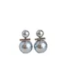 Brincos Estilo Francês Duas Formas Realmente Muitas Pérolas Grandes Novos Explosivos Luxo Leve Brincos Elegantes de Alta Qualidade para Mulheres